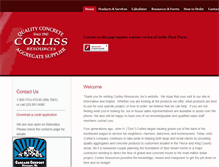 Tablet Screenshot of corlissresources.com